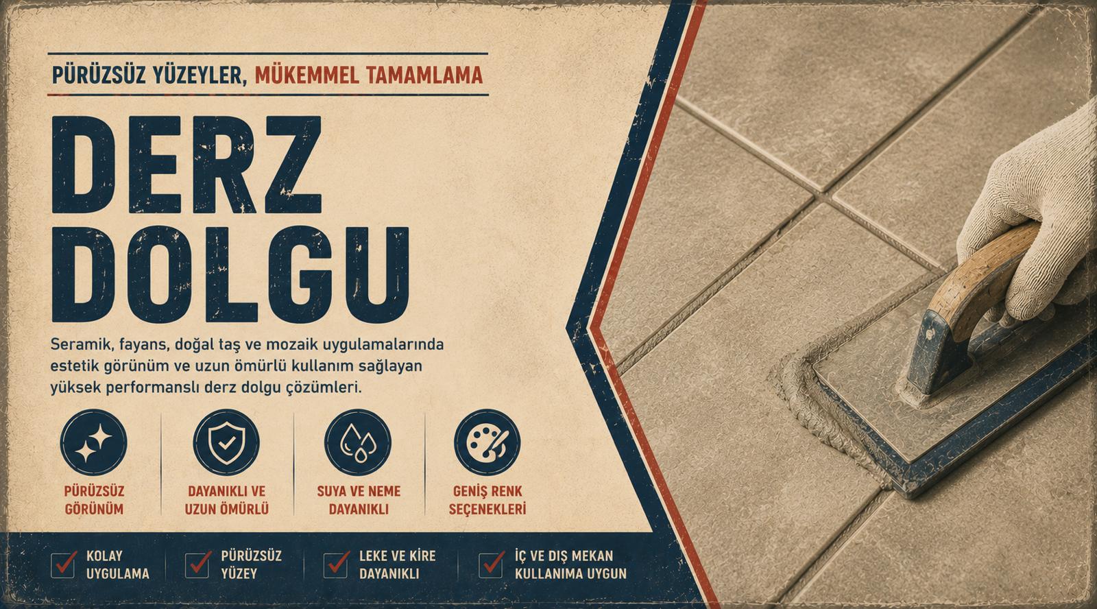 Datex derz dolgu malzemeleri ürün grubu banner görseli