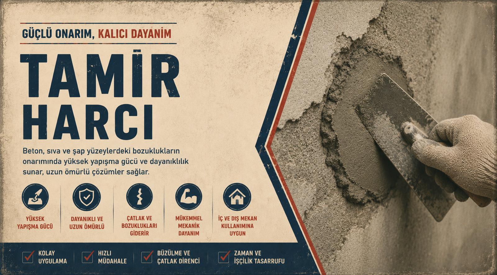 Datex tamir harçları ürün grubu