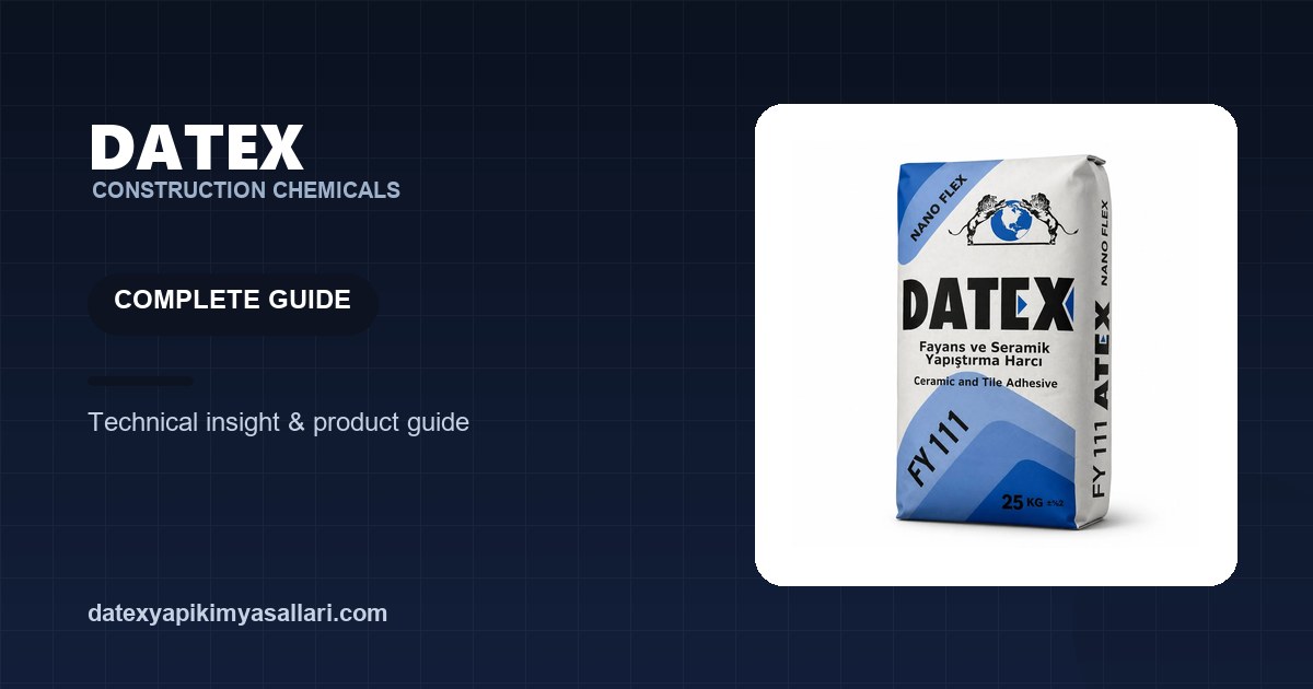 How to Choose Construction Chemicals? A Category-by-Category Guide cover image