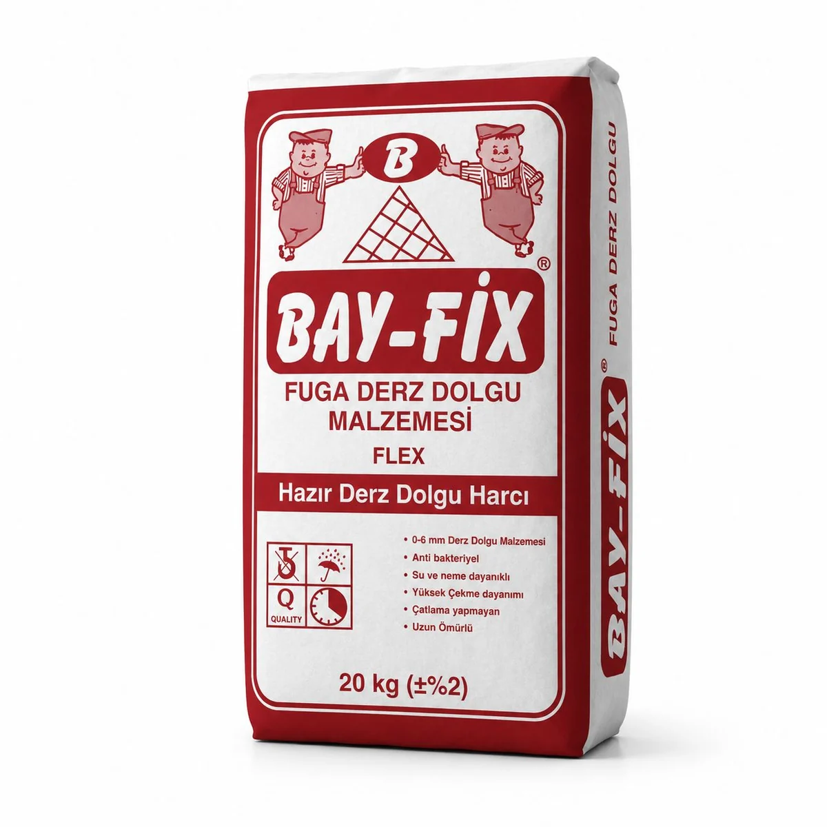 Bay-Fix Fuga Flex Derz Dolgu Malzemesi 20 kg ürün ambalajı