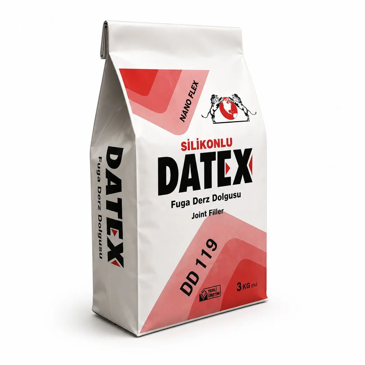 Datex DD119 Silikonlu Fuga Derz Dolgusu 3 kg ürün ambalajı