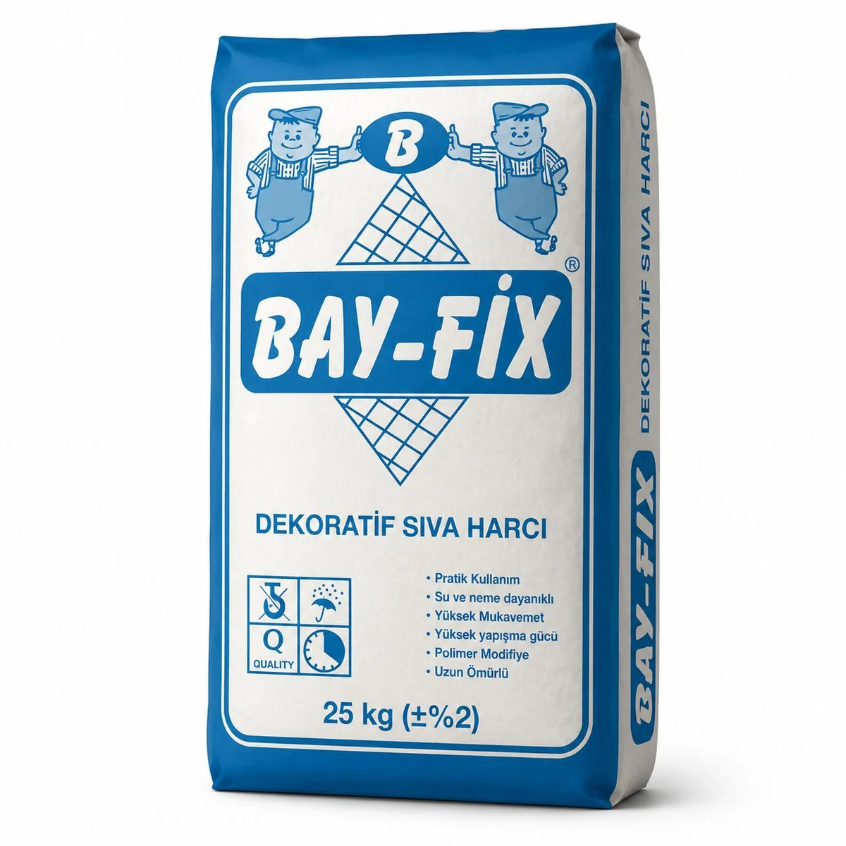 Bay-Fix Dekoratif Sıva Harcı 25 kg ürün ambalajı